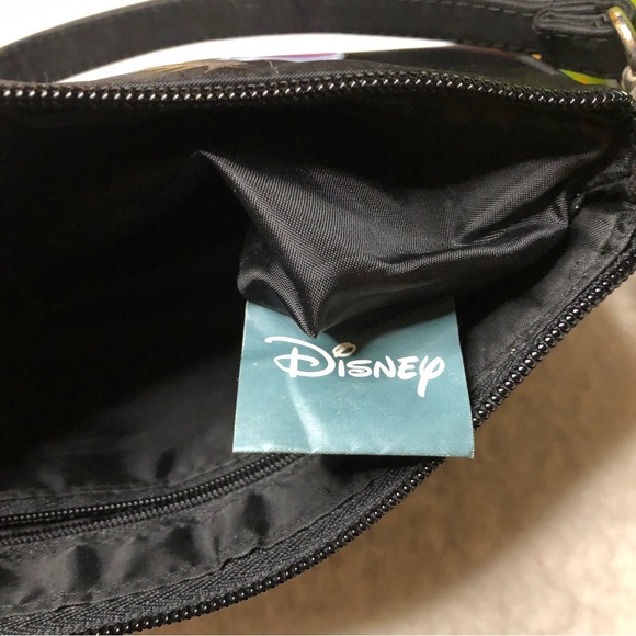 Disney Authentic Beautiful Eeyore Small Black 3-1 Wristlet, Shoulder & Handbag - Picture 11 of 13